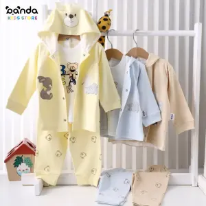 ترنج 3 قطع قطن بيتي ، كابيشوه دبدوب بارز asael