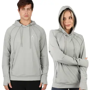 Long-Sleeve Training Gray Hoodie