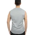 Men's Printed Gray Tank Top