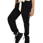 Girl's Basic Black Sweatpants
