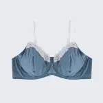 Plus Size Navy Blue Sexy Lace Lingerie Set