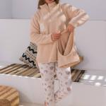 3pcs beige pyjama set
