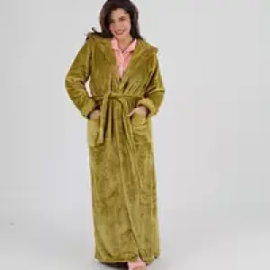 Kiwi Colada Fur Long Robe