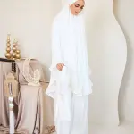 WHITE CREPE SET ISDAL