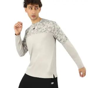 Men's Fitness Light Gray Top