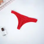 Red See-Through Ruffled Dress
