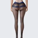 Lace Scented Ultra-Thin See-Through Open-Crotch Pantyhose