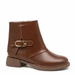 Ankle Boot with Side Buckle B-58