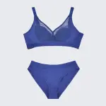 Plus Size Ultra Thin Push Up Sheer Bra Panty Set