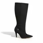 Convertible High-Heel Fabric Boots R-777