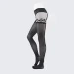 High Waist Lace Pantyhose Seamless Glossy 5D Ultra-Thin Crotchless Lingerie