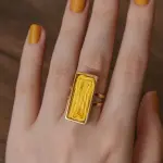 Woven Statement Ring Stainless Steel Pure RI-21