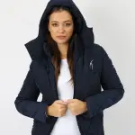 Women's Puffer Navy Jacket