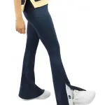 Slit Yoga Navy Pants