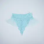 Blue Whisper Light Blue Lace Lingerie Set