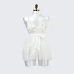 White Lace Summer Serenity Suspender Dress