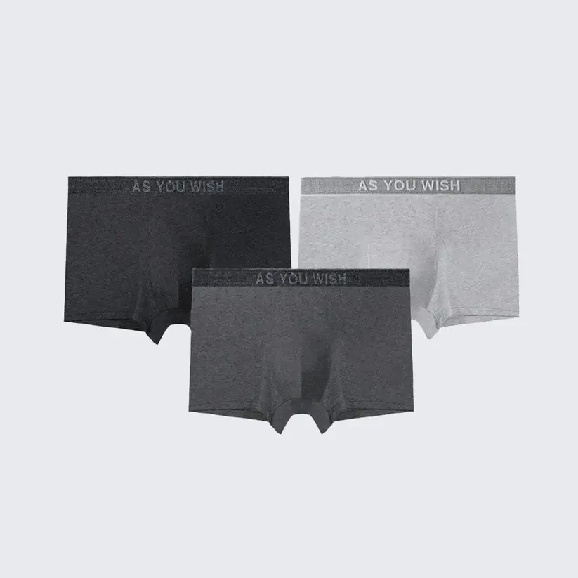 Men's Breathable Comfort Anti-Bacterial 80S Cotton Boxer Briefs