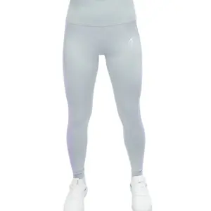 Flowery Plain Gray Leggings