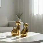 Golden Feline Duo
