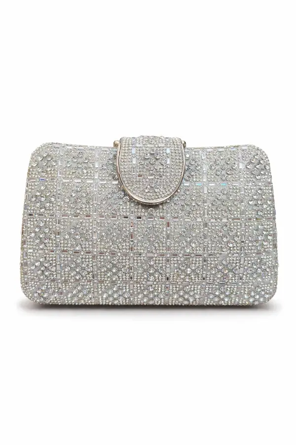 Luxury Geometric Embellished Evening Bag VS-69
