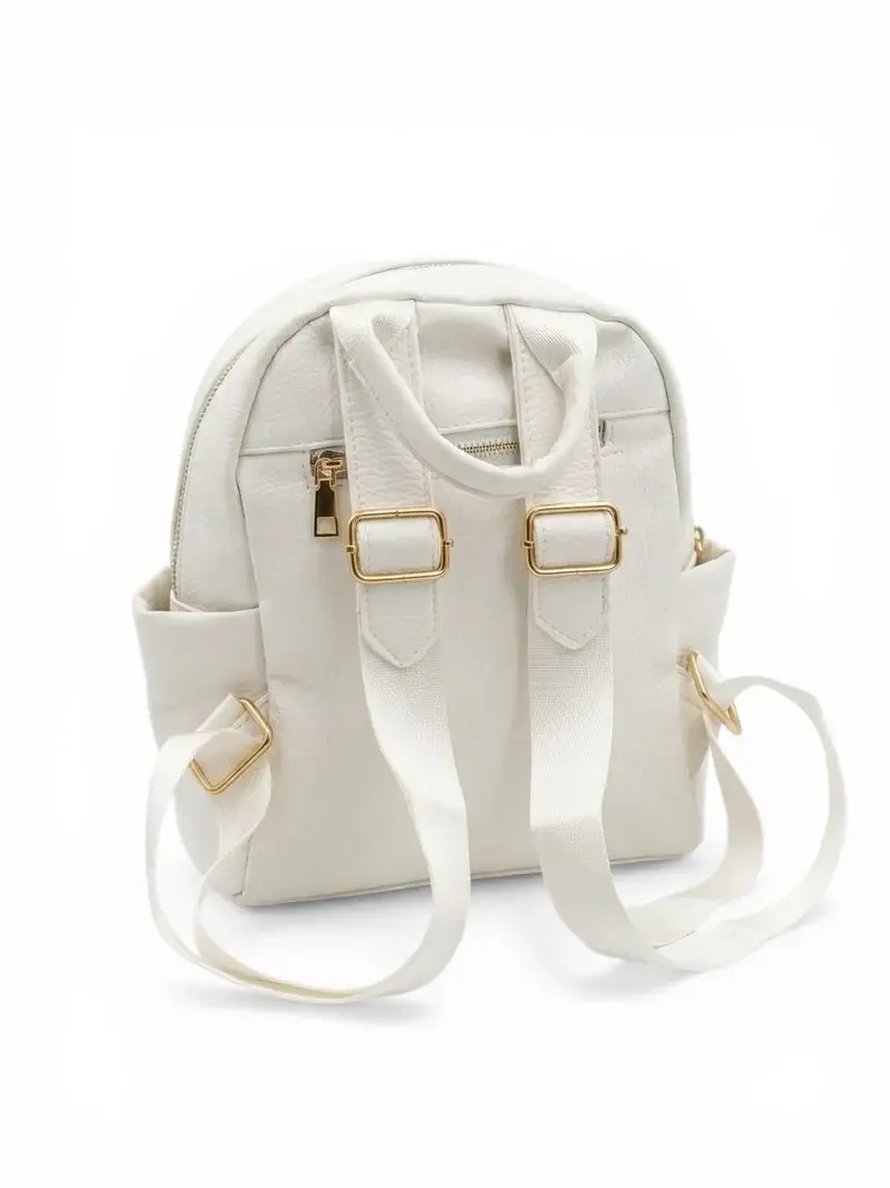 "Sienna" Grained Leather Backpack BA-72