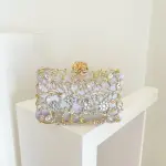 Silver Evolette Clutch