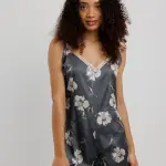 Midnight Bloom Romper