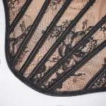 Python Floral Pattern Sculpting Corset
