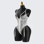 Lace Wild Charm Bodysuit with Stockings