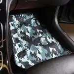 Navy Camouflage - Set of 4 Car Mats Protect your car’s interior in style