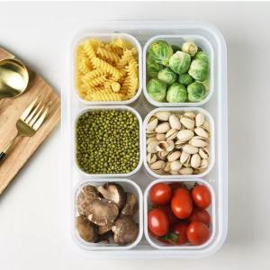 حافظة طعام ملحقة ب6قطع من المحفظات الصغيرة