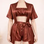 3Pcs Satin Set