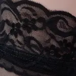 Floral Lace-Trim Thigh-High Stockings