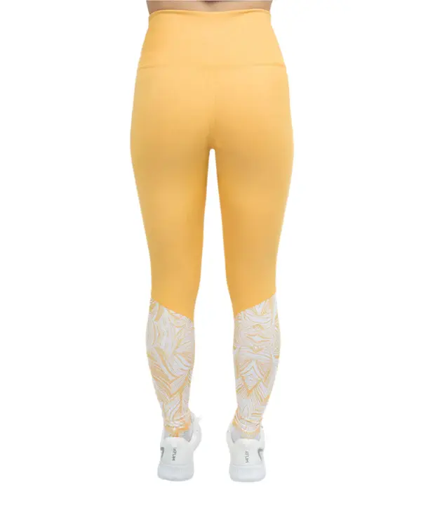 Flowery Gold Leggings