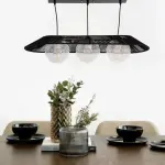 Macrame ceiling lamp-60cm