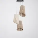 Macrame ceiling lamp-5528