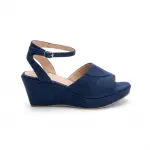 Sandal Wodge Heel With Belt Buckle-W-6