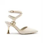 Elegant Heels with Gold Buckle Detail C-86