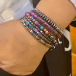 Multicolored hematite