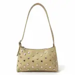 Studded Leather Shoulder Bag BA-53