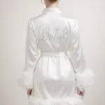 Bridal Feather Robe