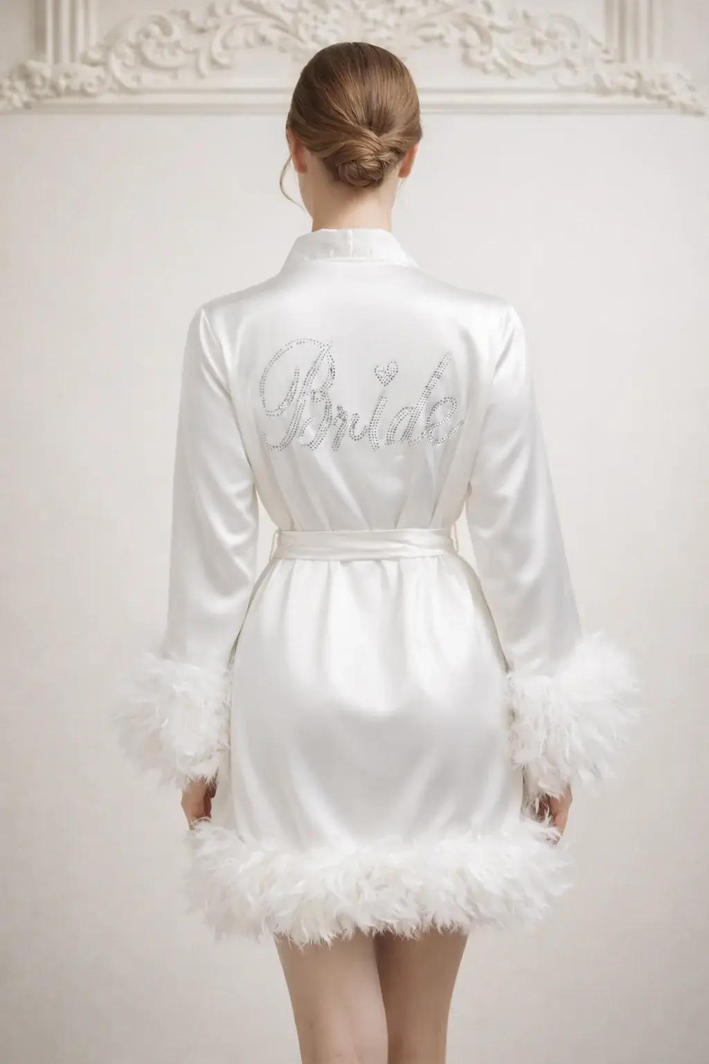 Bridal Feather Robe