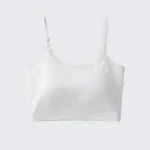 Seamless Cooling Crop Camisole Built-in Bra Padded Top