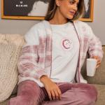 3pcs pink pyjama set