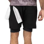 Hidden Pocket Black Training Short