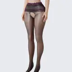 Lace Scented Ultra-Thin See-Through Open-Crotch Pantyhose