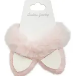 Fluffy Double Pom-Pom Hair Clip – F-1