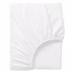 Agha Home Essential Comfort Microfiber Fitted Sheet Set White Stripe (3PCS)