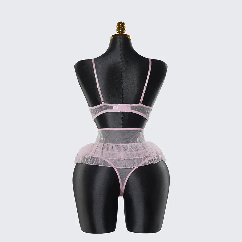 Sexy Lace Lingerie See-through Miniskirt Underwear