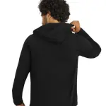 Full Zip Men's Black Hoodie